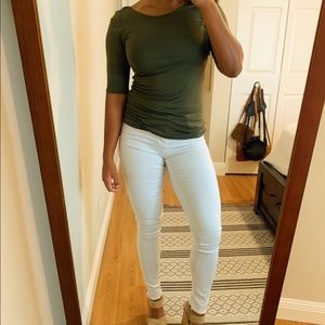 Olive Green Top